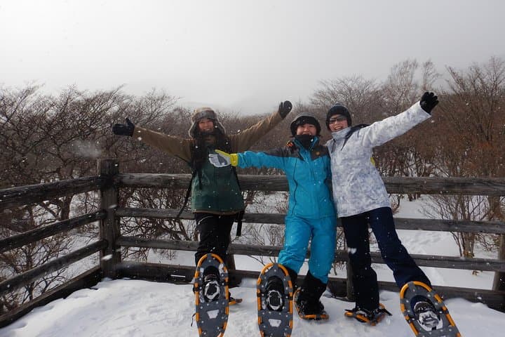 First Snow Play & Beginner Snowshoe on Nasu Plateau