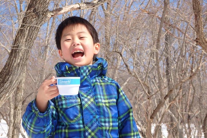 First Snow Play & Beginner Snowshoe on Nasu Plateau photo 3