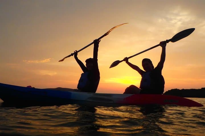 Sunset Kayak Tour in Okinawa: Mangroves to Open Sea