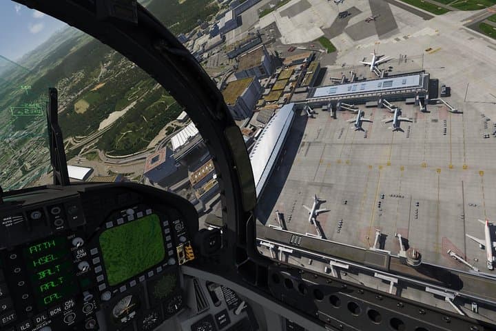 Fly an F/A-18 Fighter Jet Simulator in Zurich — 360° VR Cockpit Experience photo 3