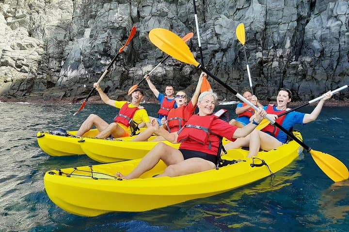 Sunset Kayak Tour to Palmar Cave — Dolphin & Turtle Watching in Tenerife