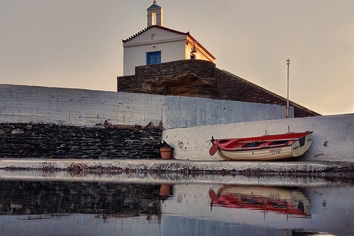 Athens to Andros Day Trip: Ferry to Waterfalls, Caves & Chora