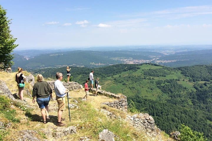 Hike Montségur Castle and Stroll Medieval Mirepoix: Private Day Tour from Toulouse