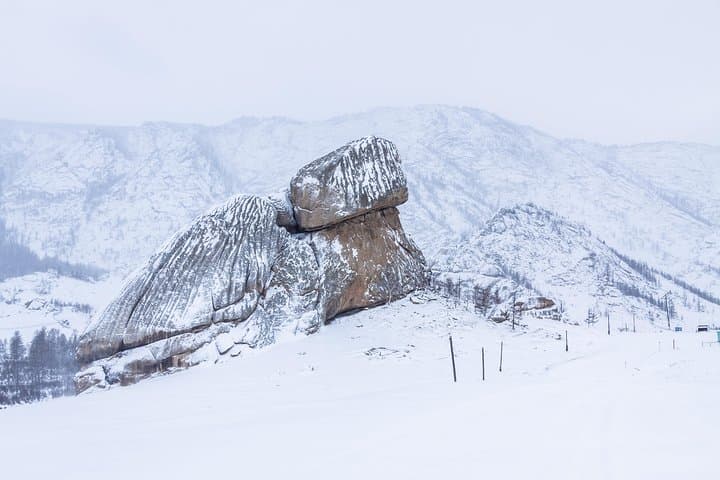 Terelj Day Trip: Dog Sledding, Turtle Rock & Genghis Khaan Statue photo 4