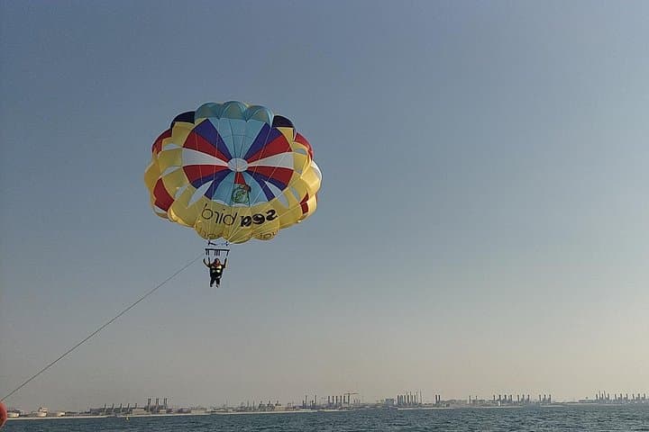 Parasailing Over Jumeirah Beach: 500-Foot Aerial Adventure in Dubai photo 1