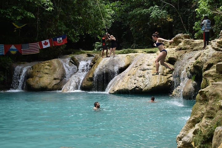 Blue Hole & Secret Falls Day Trip from Runaway Bay — Swim, Hike & Jerk Lunch photo 2