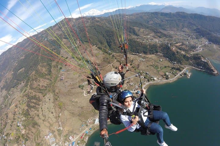 Soar Above Phewa Lake: Tandem Paragliding in Pokhara photo 3