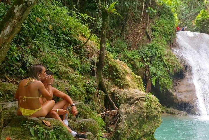 Swing Into Blue Hole Waterfalls: Day Trip From Montego Bay