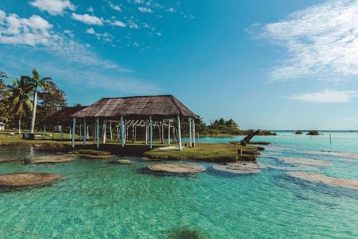 Kayak Bacalar’s Seven-Color Lagoon: Marmol Beach Club Day Trip from Cancun photo 4