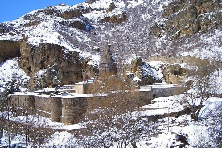 Winter Jeep Tour to Garni Gorge & Geghard Monastery from Yerevan