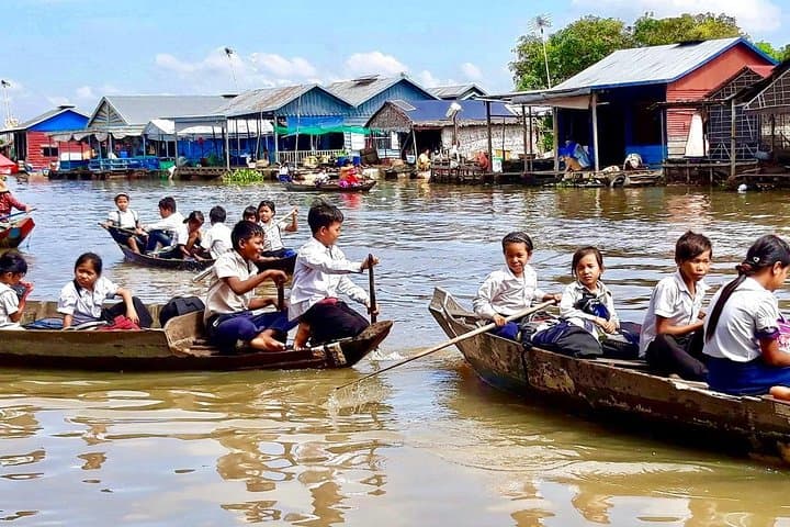 Private Day Tour: Phnom Kulen Waterfall & Kompong Pluk Floating Village from Siem Reap photo 3