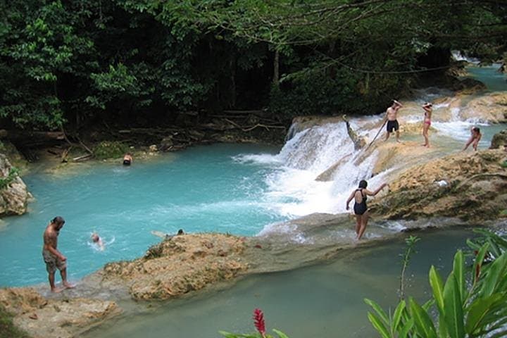 Swing Into Blue Hole Waterfalls: Day Trip From Montego Bay photo 6