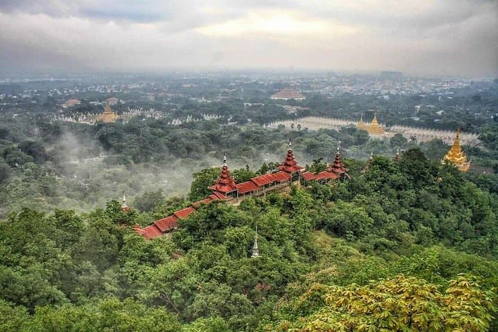 Mandalay Cultural Circuit: Amarapura, Sagaing, Mingun & Innwa Day Tour