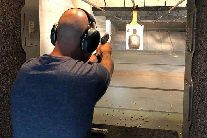 Las Vegas Thin Blue Line Shooting Range Package: Glock, Remington 870 & Full-Auto AR Experience photo 2