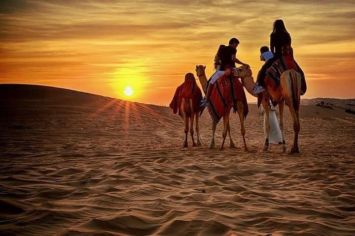 Evening Red Dunes Desert Safari: Dune Bashing, Camel Ride & BBQ in Dubai photo 5