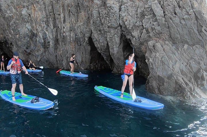 Santorini Stand-Up Paddle and Snorkel: Caldera Cliffs & Hidden Cove SUP Tour photo 6