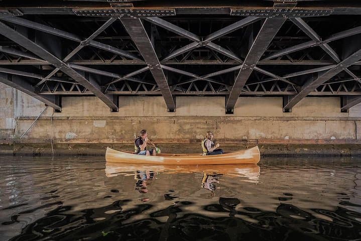 Cedar Canoe Tour in Klaipeda: Paddle Meridianas & Old Fortifications photo 6