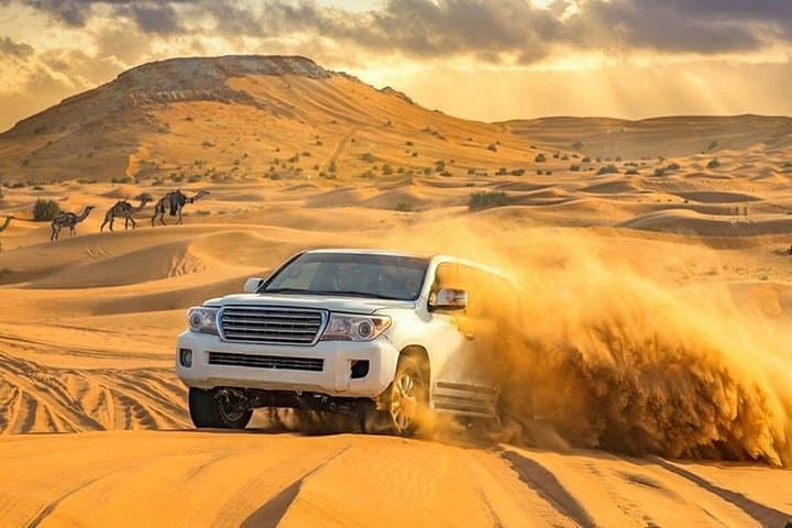 Morning Desert Safari Dubai: Dune-Bashing, Camel Rides & Sandboarding photo 1