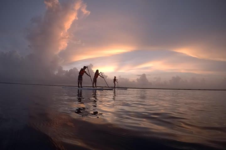 Golden Hour SUP at Mariscal Lagoon — Bacalar Sunset Paddle & Pirate Channel photo 4