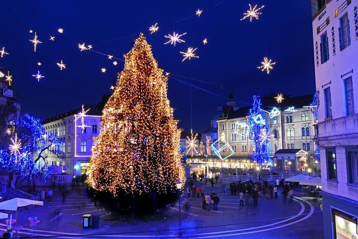 Ljubljana Christmas Market Day Trip from Trieste: Castle Views & Mulled Wine photo 1