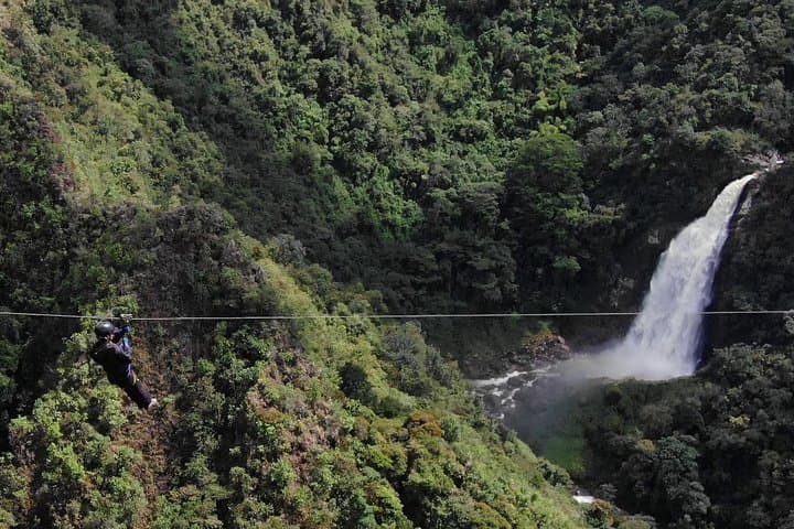 Medellin's Highest Zipline & 100m Waterfall Private Tour — La Ceja Adventure photo 5