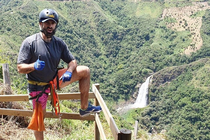 Medellin's Highest Zipline & 100m Waterfall Private Tour — La Ceja Adventure photo 2
