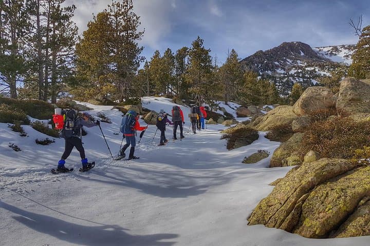 Full-Day Snowshoeing and Snow-Shelter Building in the Catalan Pyrenees