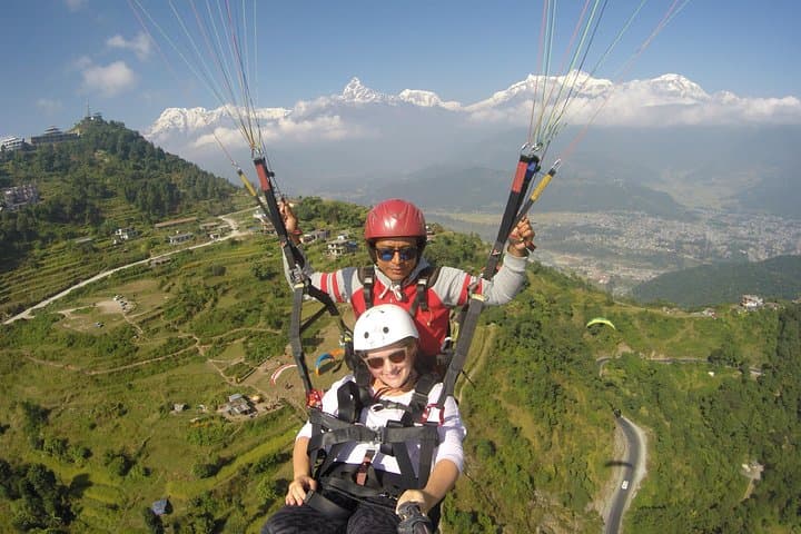Sarangkot Paragliding: Sunrise Tandem Flight Over Pokhara and the Annapurna Range photo 1