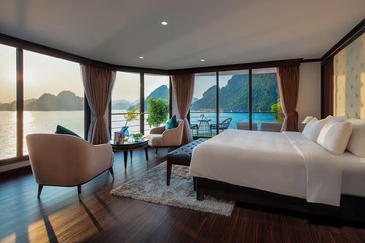 Luxury 3D2N Cruise in Halong & Lan Ha Bay (5-Star)