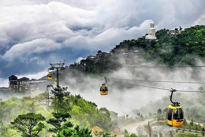 Marble Mountains & Ba Na Hills Full-Day Tour — Golden Bridge, Caves & French Village photo 2