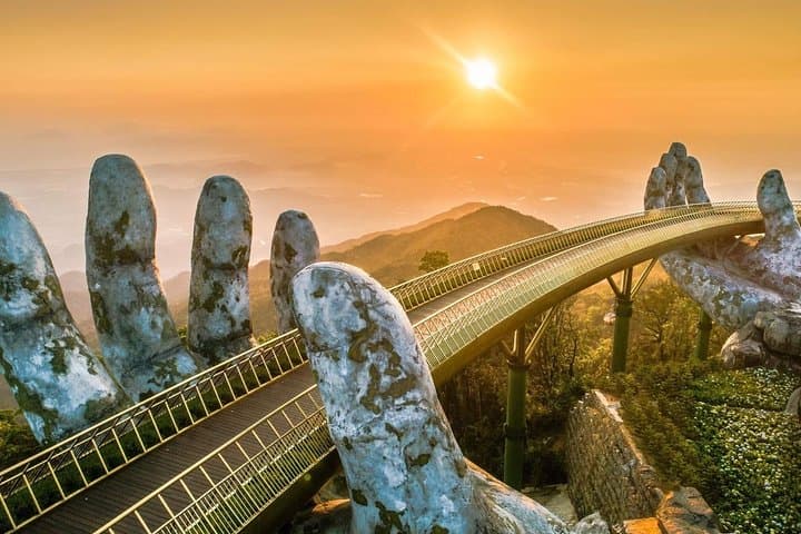 Marble Mountains & Ba Na Hills Full-Day Tour — Golden Bridge, Caves & French Village
