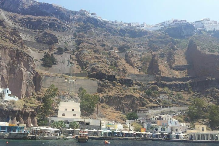Santorini Volcano & Hot Springs Private Tour — Nea Kameni Hike from Fira photo 6