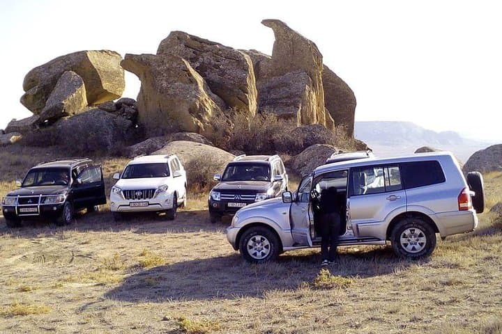 Off-Road to Azerbaijan’s Mud Volcanoes and Gobustan: 4x4 Jeep Adventure from Baku photo 4