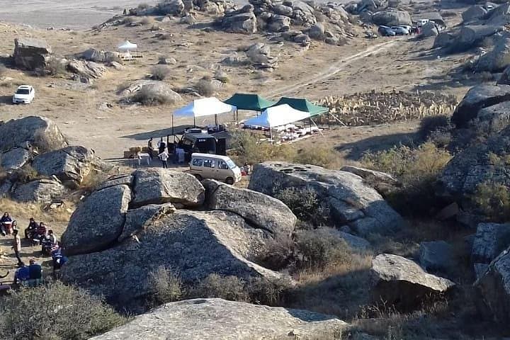 Off-Road to Azerbaijan’s Mud Volcanoes and Gobustan: 4x4 Jeep Adventure from Baku photo 6