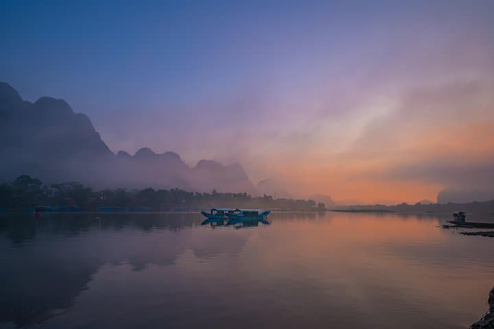 Kayaking on the River Near Phong Nha: Sunrise and Sunset Paddles photo 2