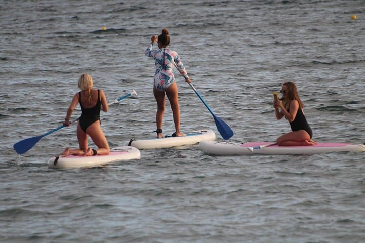 Sunset Stand Up Paddle in Tenerife: Calm Bay SUP at Golden Hour photo 4