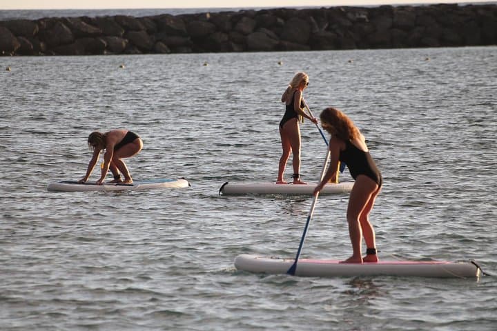 Sunset Stand Up Paddle in Tenerife: Calm Bay SUP at Golden Hour photo 5