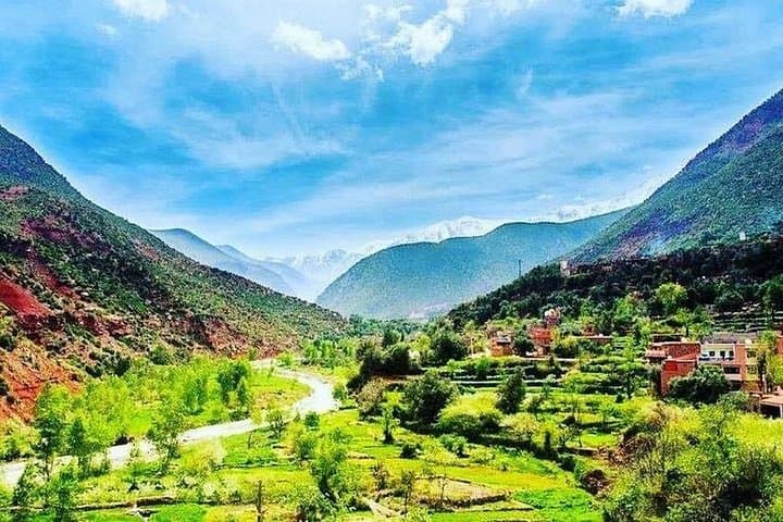 Atlas Mountains & Three Valleys Day Tour from Marrakech — Imlil Waterfalls, Berber Lunch and Camel Ride