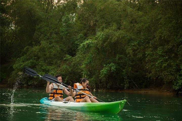 Kayaking on the River Near Phong Nha: Sunrise and Sunset Paddles photo 1