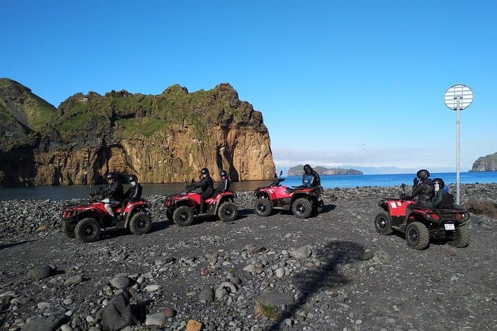 Volcano ATV Tour on Heimaey: Ride Eldfell's Lava and Coastal Cliffs
