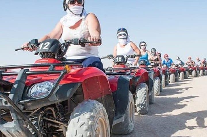 Sunrise Quad and Camel Safari in Hurghada Desert