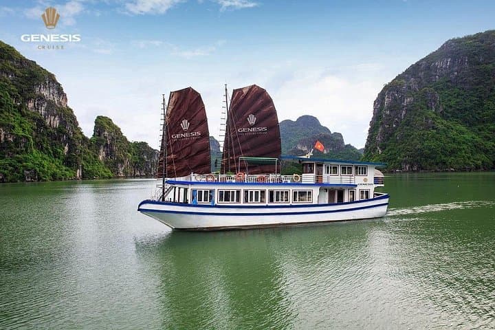 Full-Day Genesis Cruise in Halong Bay: Caves, Kayaks & Floating Villages photo 2