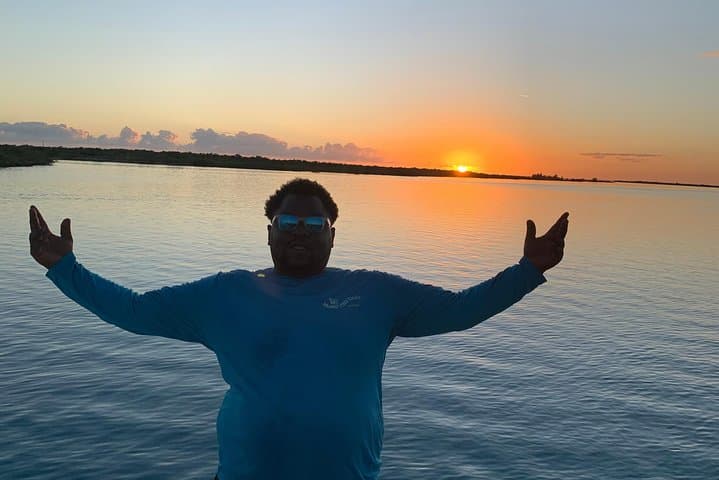 Grace Bay Private Sunset Cruise — Turtle Cove Power Catamaran at Dusk photo 5