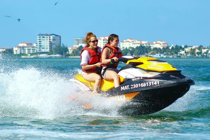 High-Speed Cancun Mangrove Jet Ski Tour — Guided Lagoon & Island Stops photo 4