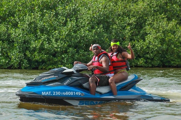 High-Speed Cancun Mangrove Jet Ski Tour — Guided Lagoon & Island Stops photo 5