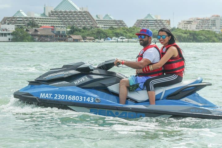 High-Speed Cancun Mangrove Jet Ski Tour — Guided Lagoon & Island Stops photo 6