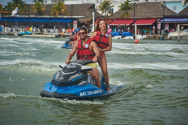High-Speed Cancun Mangrove Jet Ski Tour — Guided Lagoon & Island Stops