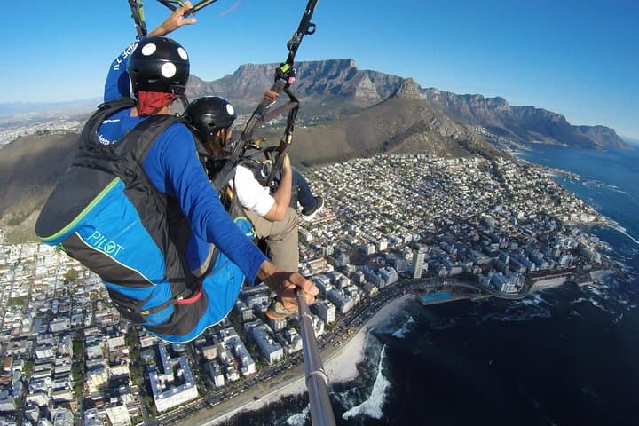 Cape Town Tandem Paragliding — Fly Over Sea Point and Clifton