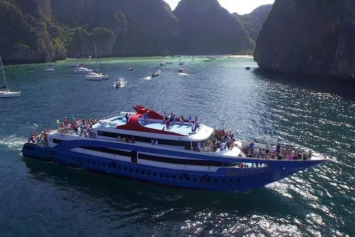 Phi Phi Islands Day Cruise from Phuket on the Royal Jet Cruiser
