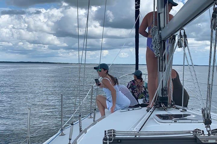 Hilton Head Morning Dolphin Watching and Private Sail in Port Royal Sound photo 6